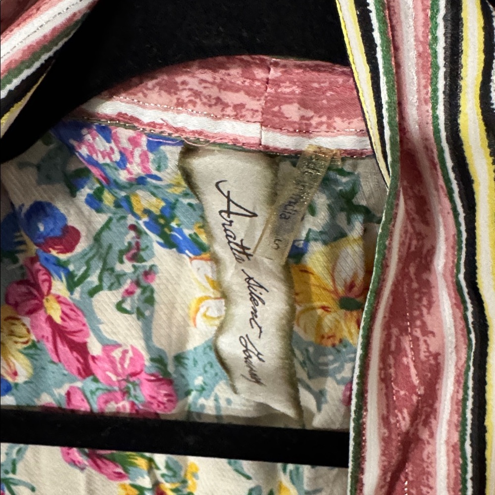 Aratta Silent Journey I Will Meet You at Maxi Duster Floral Sz S - Picture 11 of 12